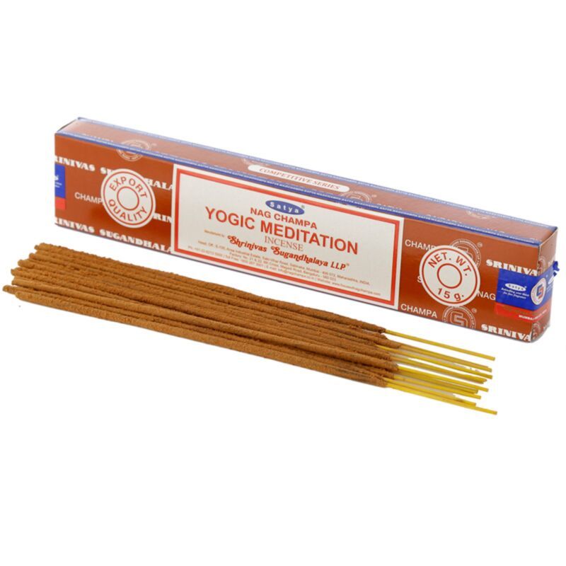 Bâton d'encens Nag Champa (env. 12 pIèces) Méditation yogique Bâton d'encens Nag Champa (env. 12pces) Méditation yogique