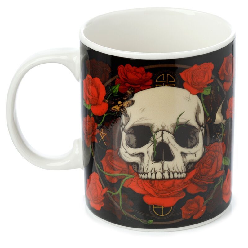 Tasse en porcelaine Skulls &amp; Roses 