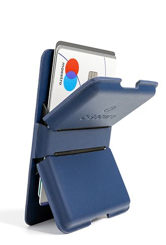 C-secure MagSafe RFID Wallet Blue