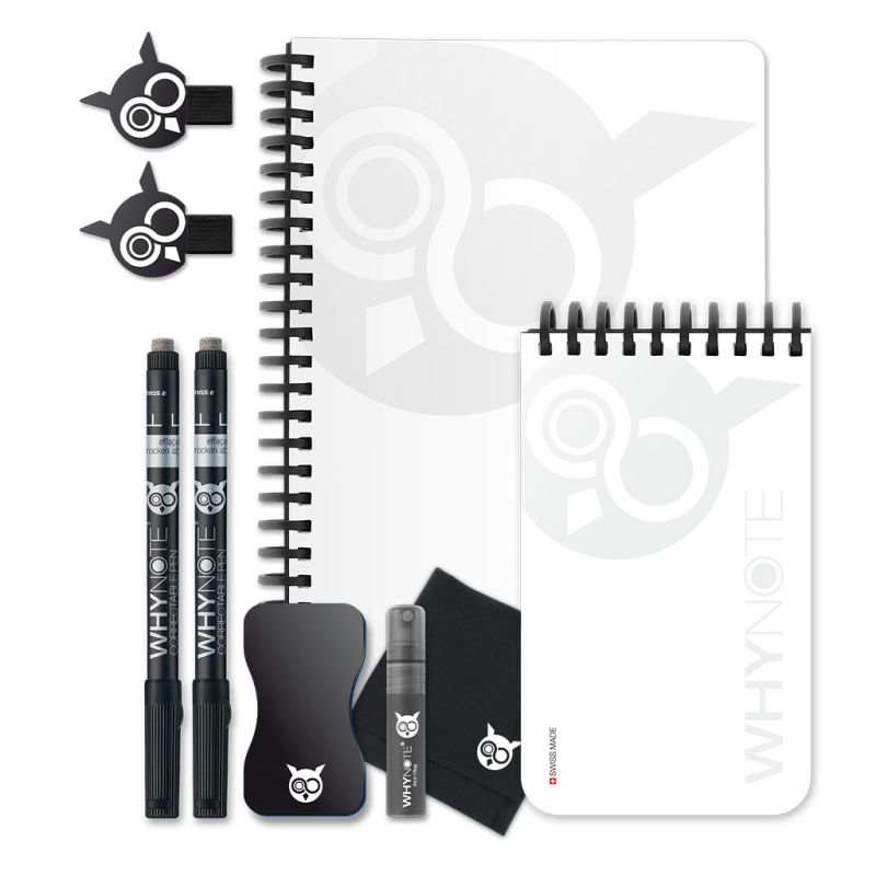 Set de Papeterie Whynote 7 pièces Blanc