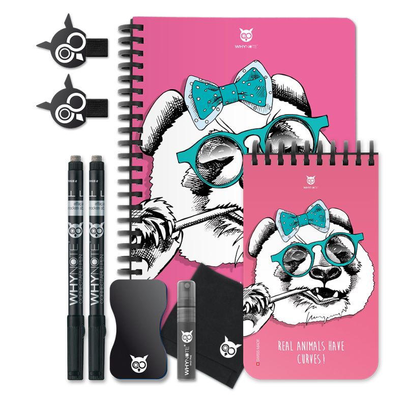 Set de Papeterie Whynote 7 pièces Panda