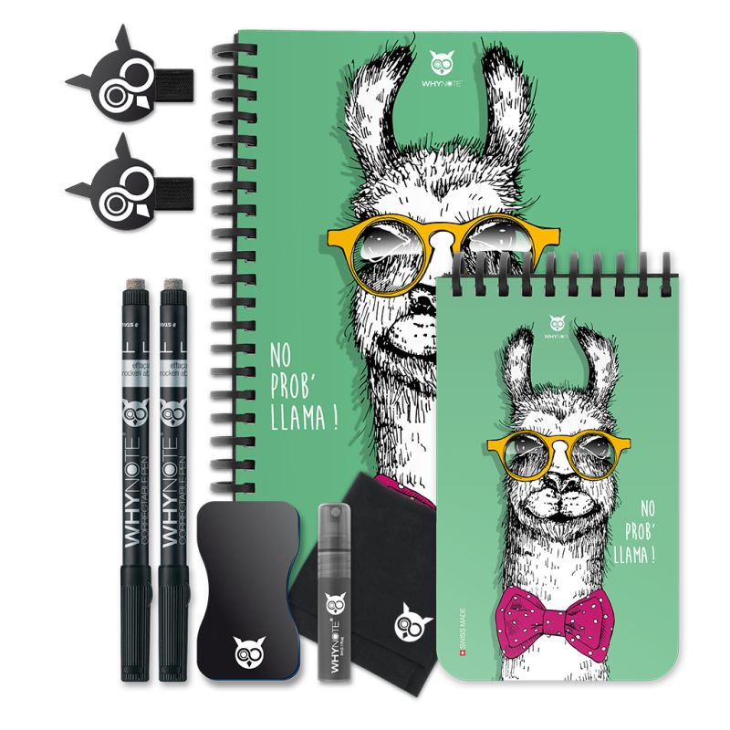 Set de Papeterie Whynote 7 pièces Lama