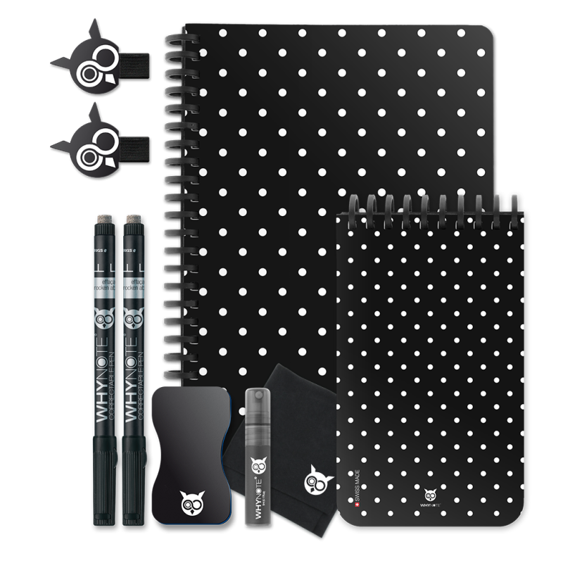 Set de Papeterie Whynote 7 pièces Dots 
