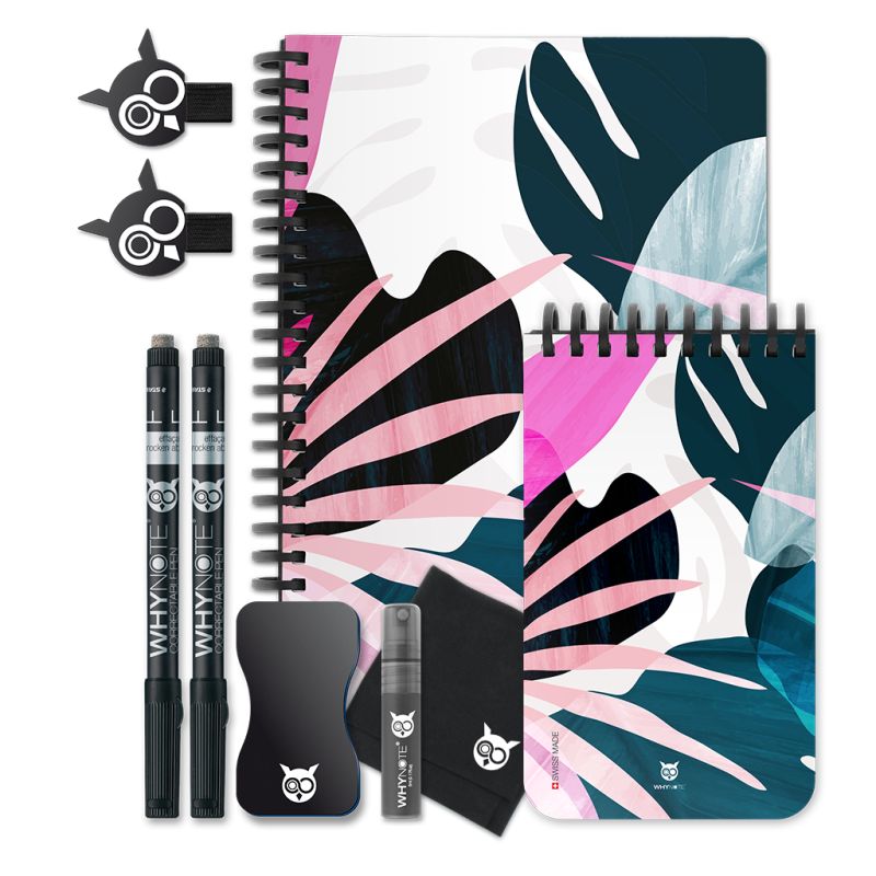 Set de Papeterie Whynote 7 pièces Pink Canopy