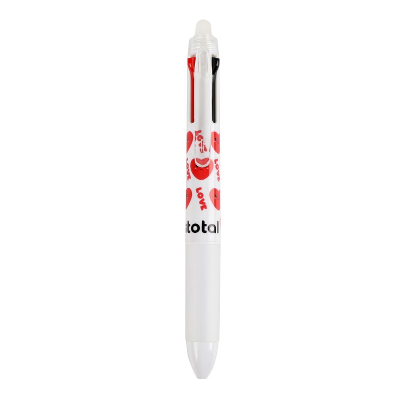 Stylos effaçables 4 en 1 Cœurs