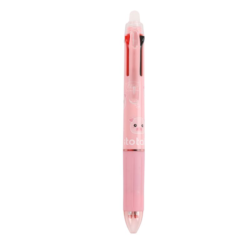 Stylos effaçables 4 en 1 Cochon 