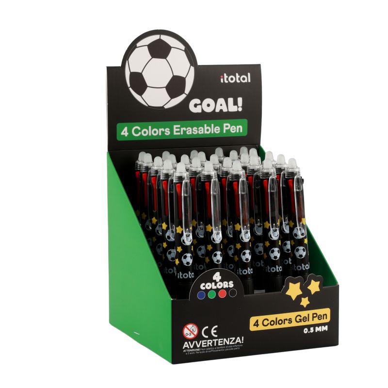 Stylos effaçables 4 en 1 Football 