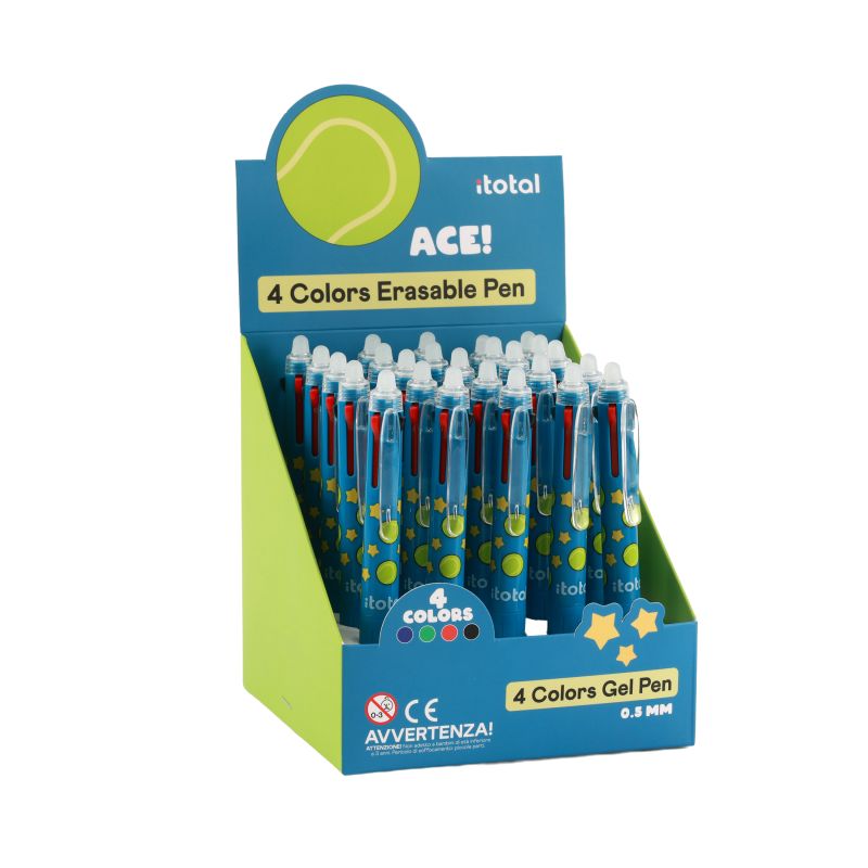 Stylos effaçables 4 en 1 Tennis 