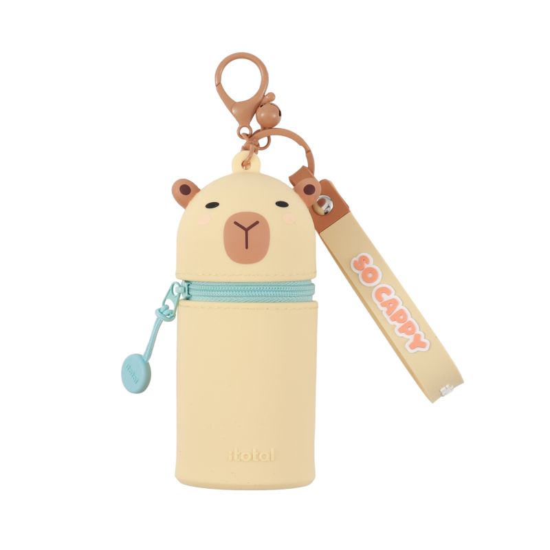 Porte-clés avec trousse en silicone Capybara 
