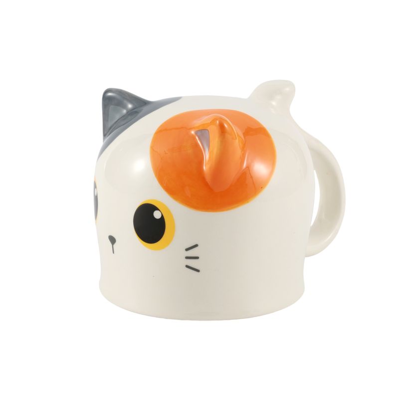 Tasse Flip 450ml Chat Chat blanc & orange