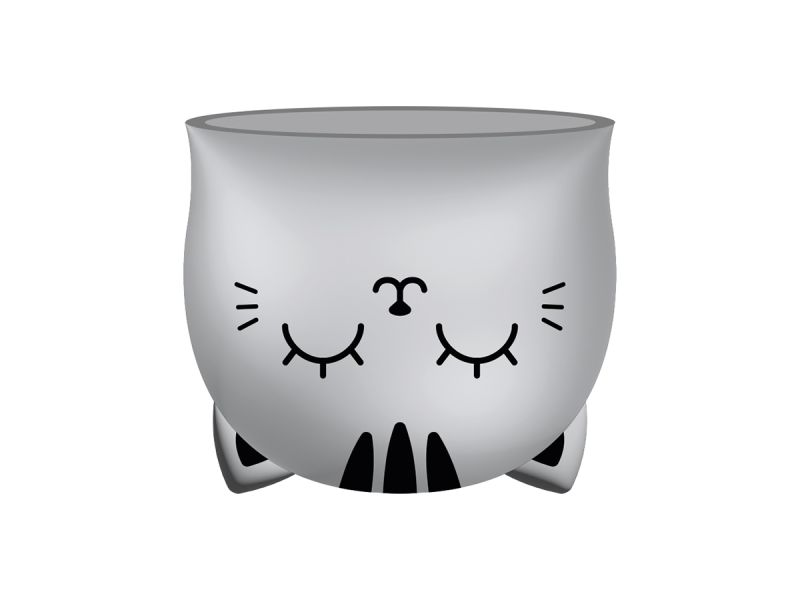 Tasse Flip 450ml Chat Chat Gris