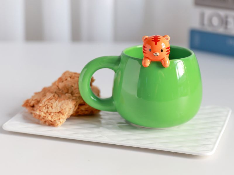 Tasse en céramique Charm 450ml Tigre