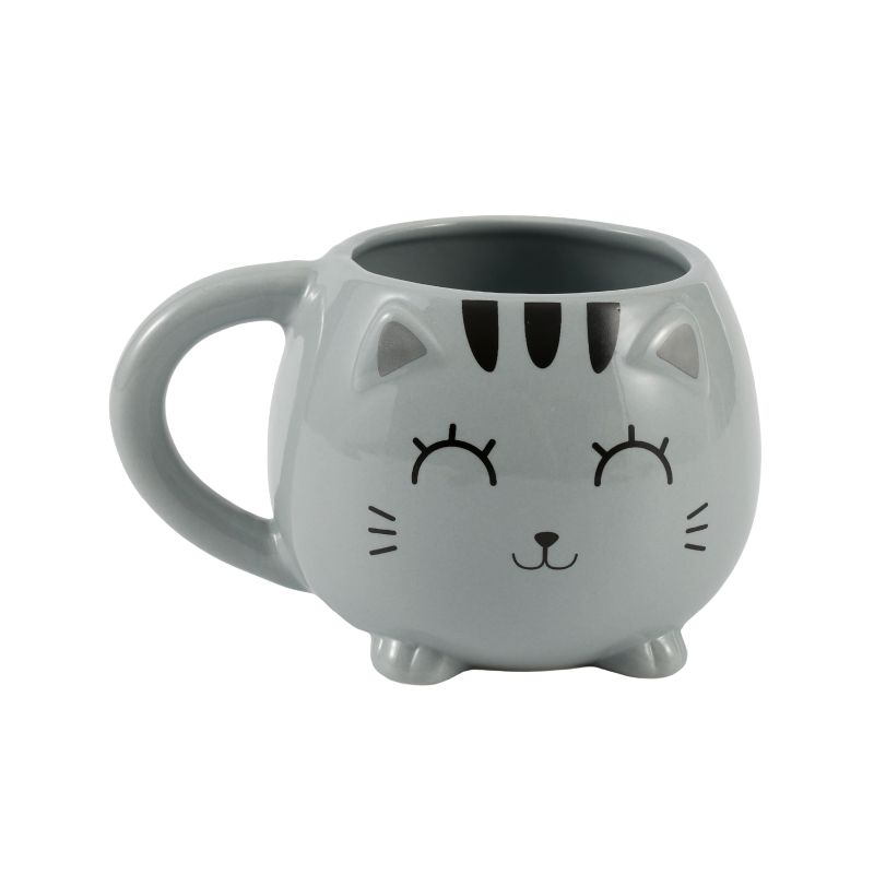 Tasse Chunky Chat Gris