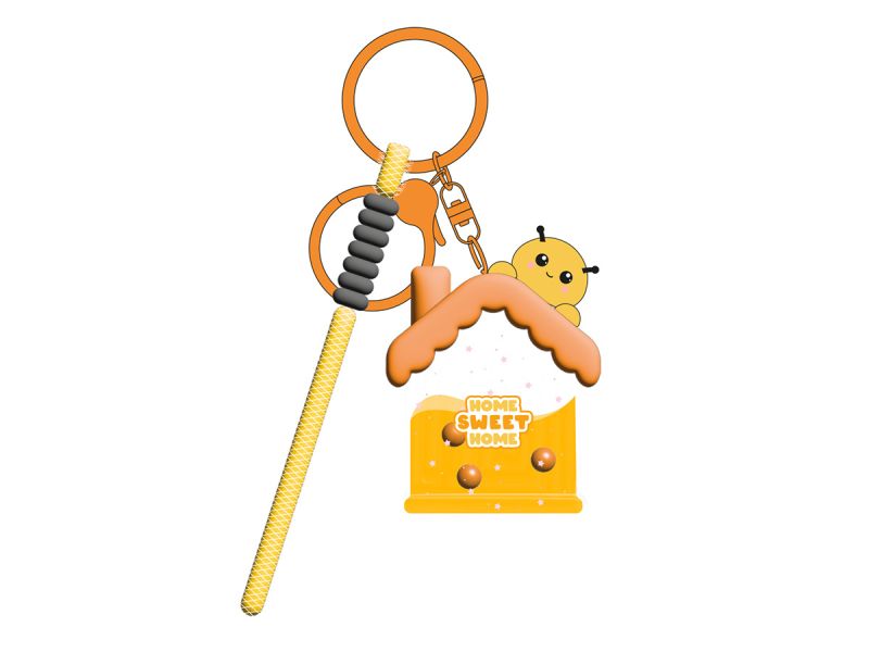 Porte-clés Maison Abeille