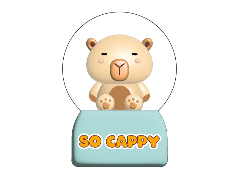 Boule à neige Capybara 