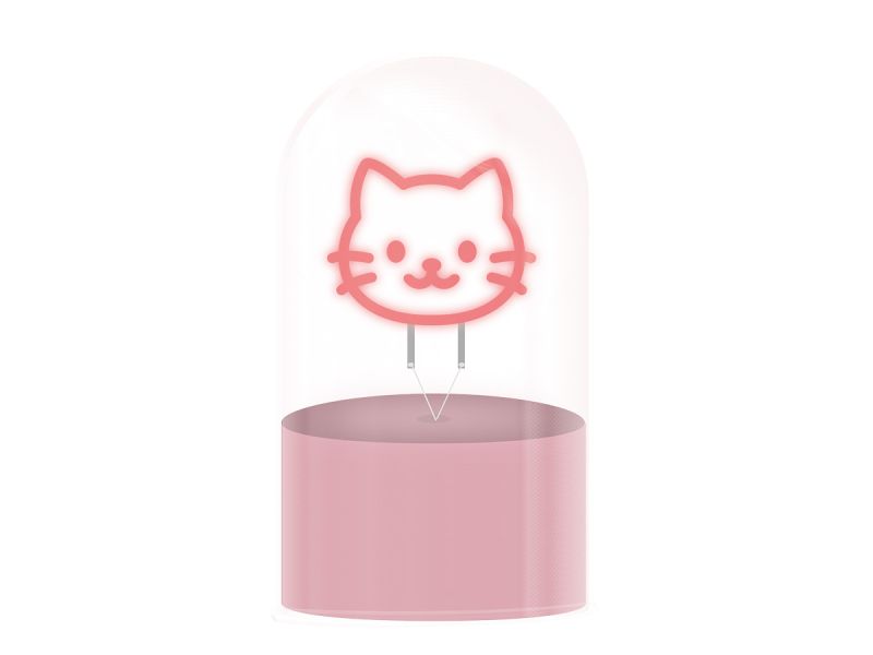 LAMPE LED Lampe Dôme en verre Cat 