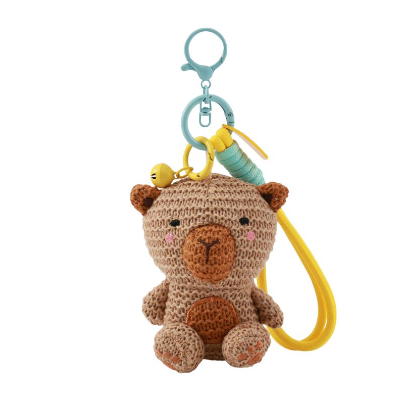 Porte-clés au crochet Capybara 