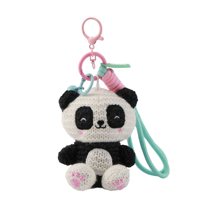 Porte-clés au crochet Panda 