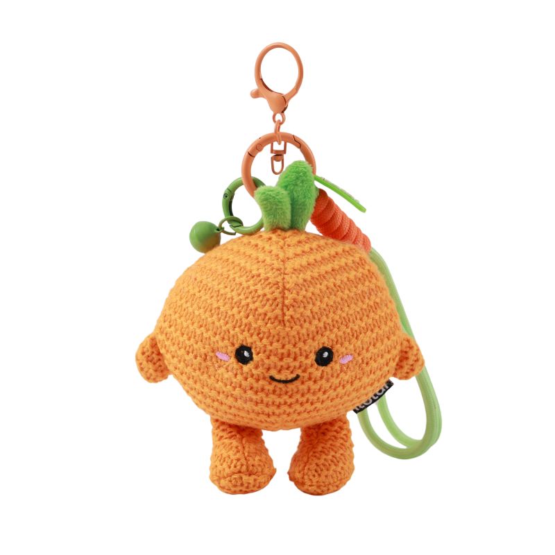 Porte-clés au crochet Fresh Market Olly l'orange 