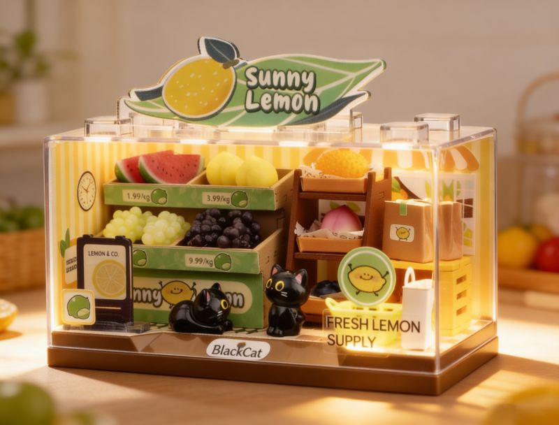 Mini World - Shop In A Box Fruit Store 