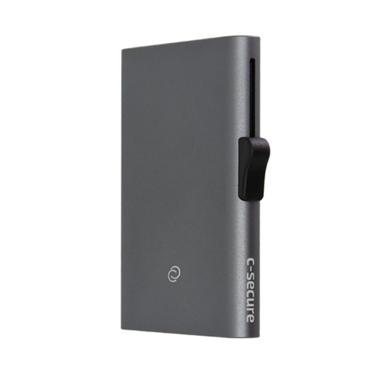 Porte-cartes en Aluminium XL Gris 