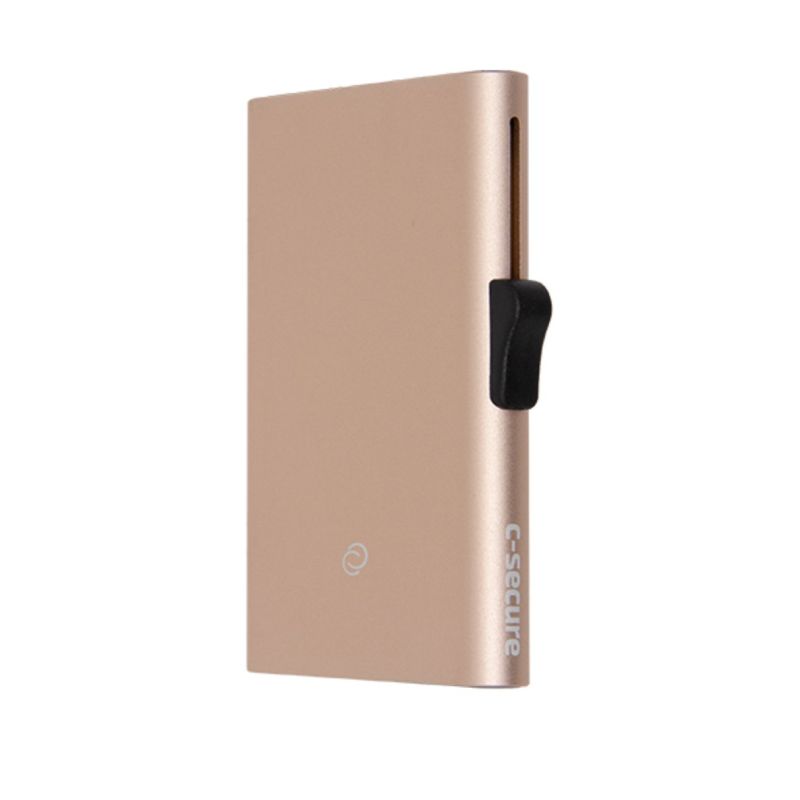 Porte-Cartes en Aluminium XL Or Champagne 