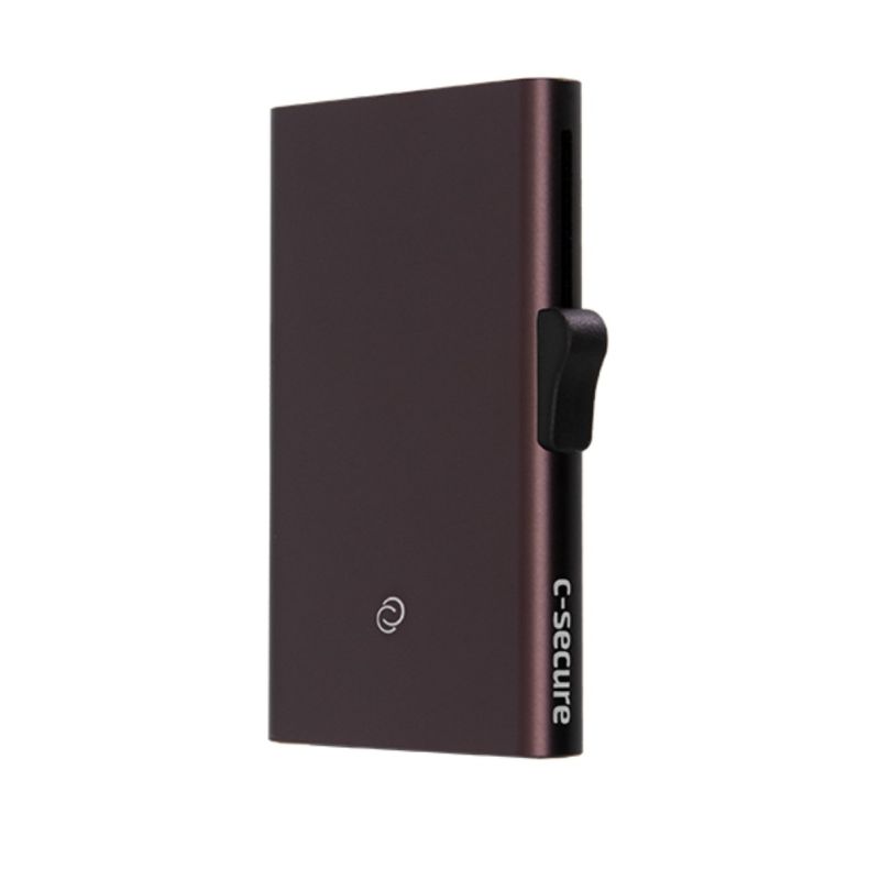 Porte-Cartes en Aluminium XL Brun 