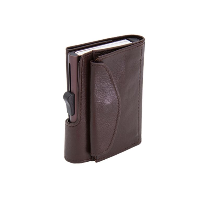 Porte-monnaie et cartes XL RFID cuir Mogano 