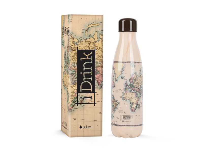 Bouteille 500ml Graphics Map 