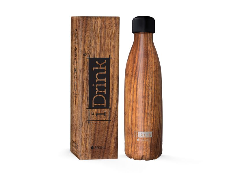 Bouteille Graphics 500ml Wood