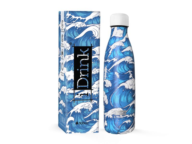 Bouteille Graphics 500ml Wave