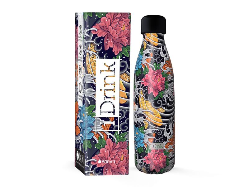 Bouteille 500ml Graphics Carpa Koi 