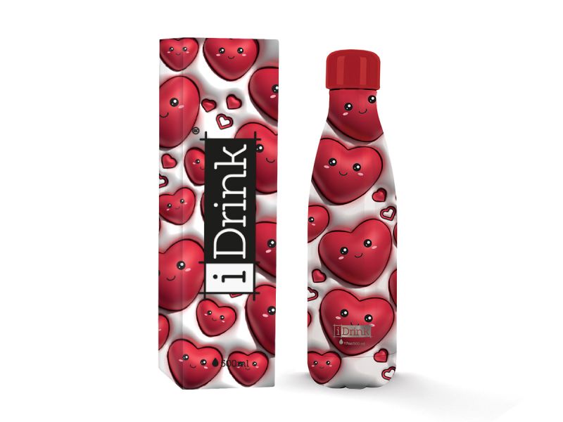 Bouteille 3D 500ml Heart