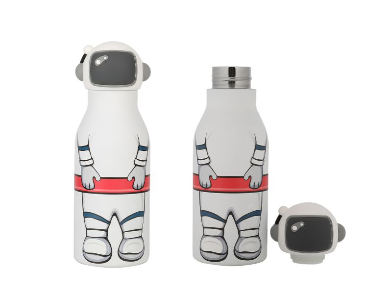 Fun Cap Bottle 420ml Astronaute