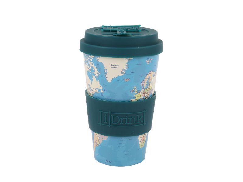 Tasse en R-Pet 435ml The World Is Yours 
