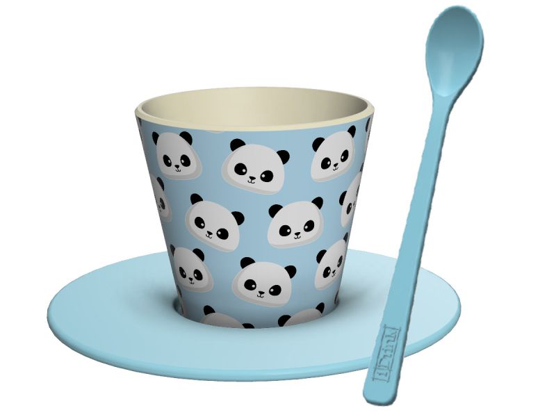 Tasse en R-Pet Set 90ml Panda 