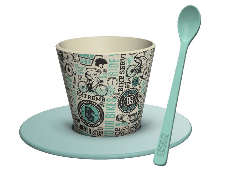 Tasse en R-Pet Set 90ml Bike