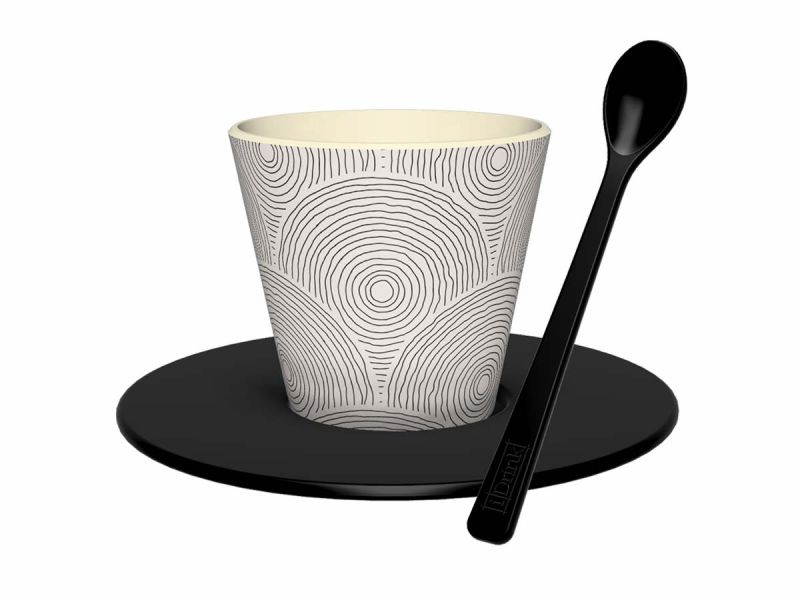 Tasse en R-Pet Set 90ml Circle 