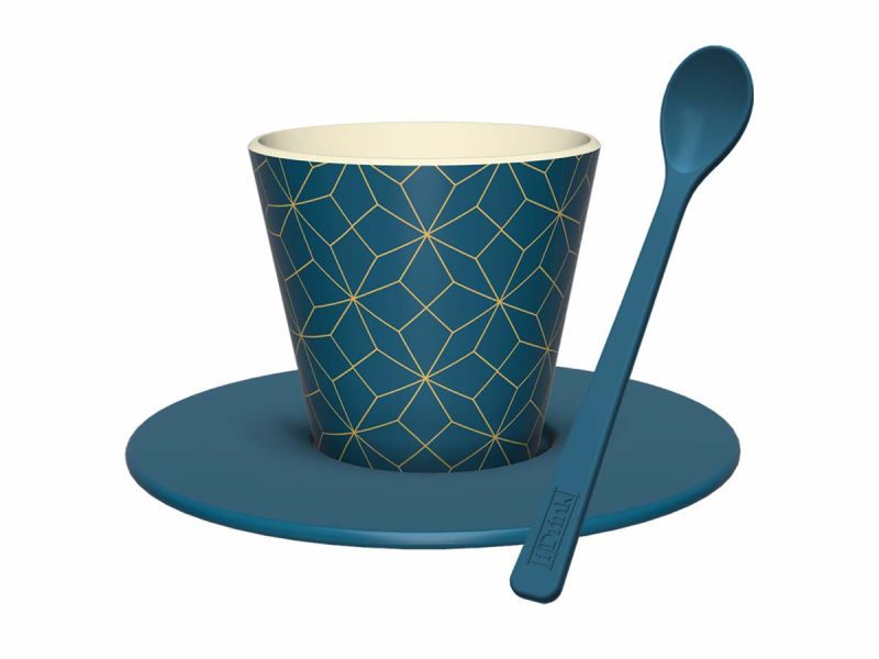 Tasse en R-Pet Set 90ml Polygon 