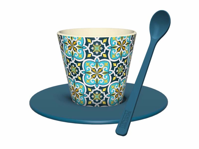 Tasse en R-Pet Set 90ml Mosaïc 