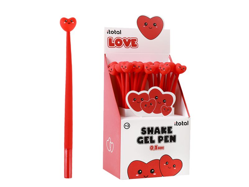 Stylos Flexibles Follow Your Heart Rouge