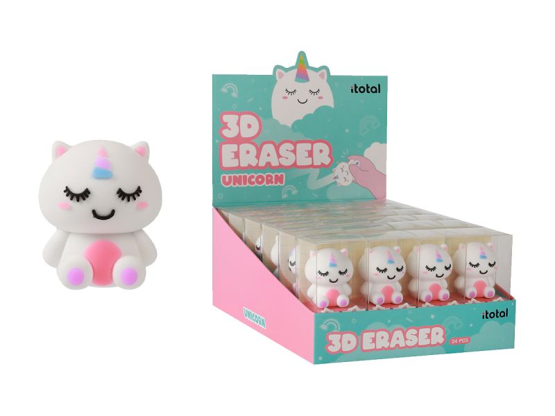 Gommes 3D Licorne 