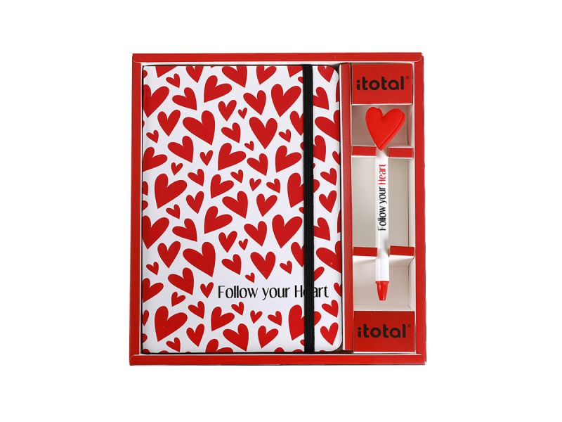 Cahier A5 & Stylo effaçable Follow Your Heart