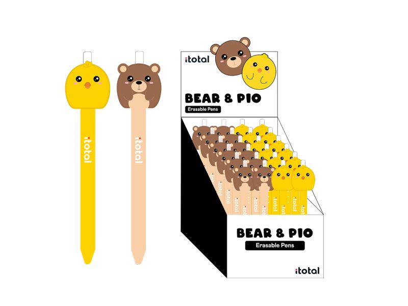 ITOTAL - Stylos effaçables 3D Ours &amp; poussins