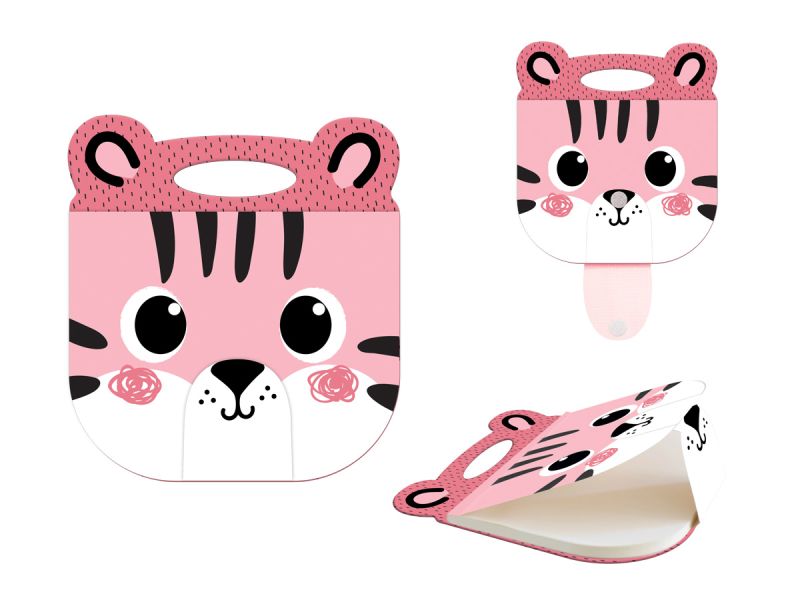 Carnet de croquis Chat rose