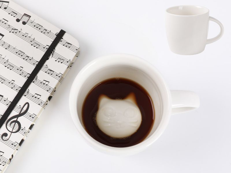 Tasse en céramique 3D 300 ml Chat