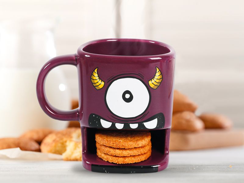 Monster Cookies Pocket Ceramic Mugs 250 ml 