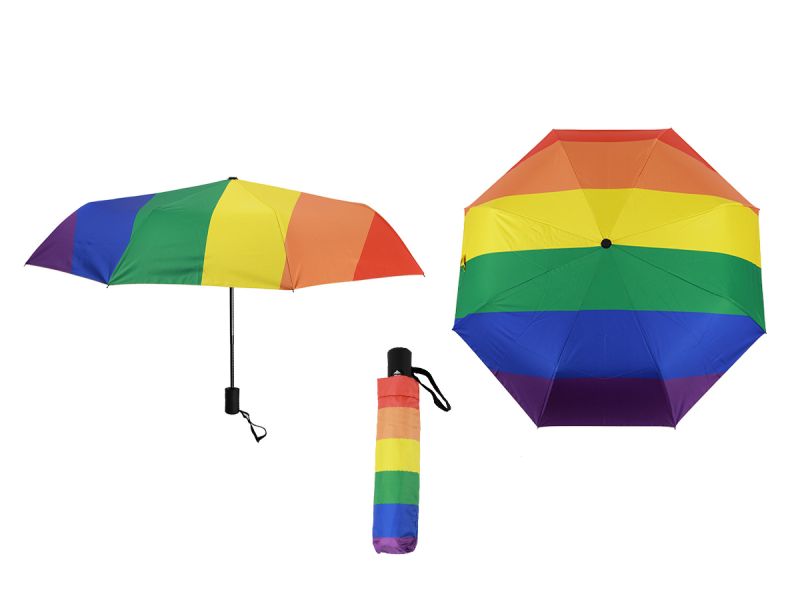 Parapluie automatique Love is Love Arc-en-ciel