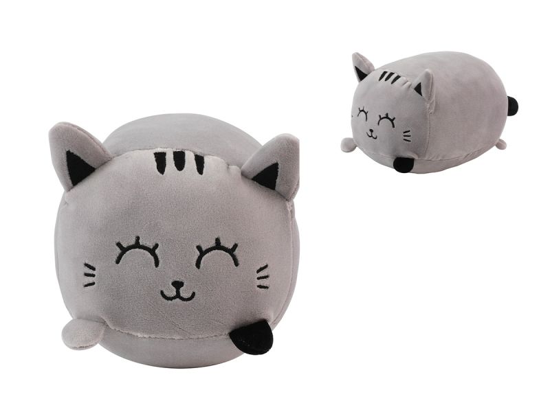 ITOTAL - Coussin Chat gris petit