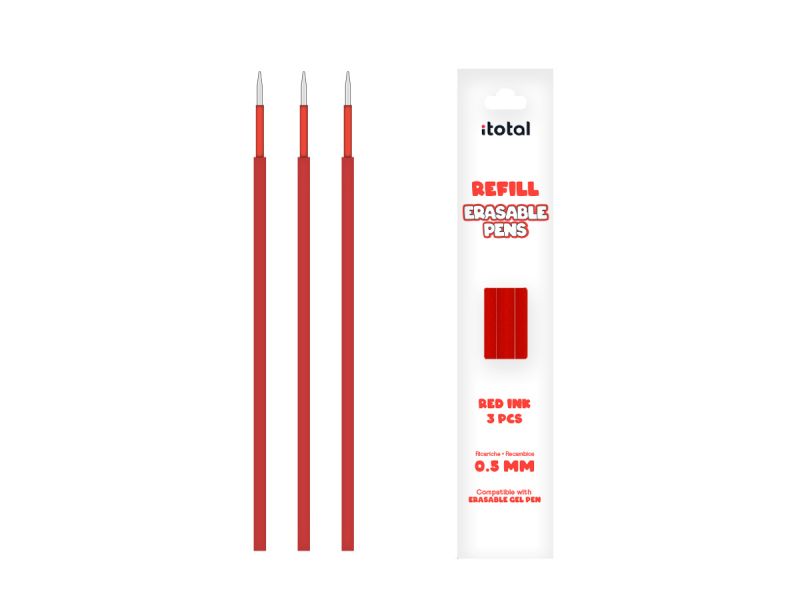 Recharges Stylos Slim Rouge